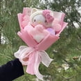 thumbnail image 7 of My Melody Kuromi Cinnamoroll Hello Kitty Plush Doll Toys Creative Handmade Sanrio Bouquet Valentine Christmas Graduation Gifts, 7 of 7