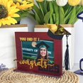 thumbnail image 4 of 2025 Graduation Picture Frame with Stand, with Tassel Holder & Graduation Cap Pattern, Class of 2025 Wooden Graduation Photo Frame, Graduation Gifts for High School College (#02 F), 4 of 6