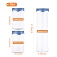 thumbnail image 3 of TIBLEN [3-Pack] Glass Food Storage Jars Cylinder Containers with Lids , Borosilicate Glass Ecofriendly Airtight Canisters for Coffee, Sugar, Candy, Cookie, Spice, Large Spaghetti, Pantry Organization, 3 of 6