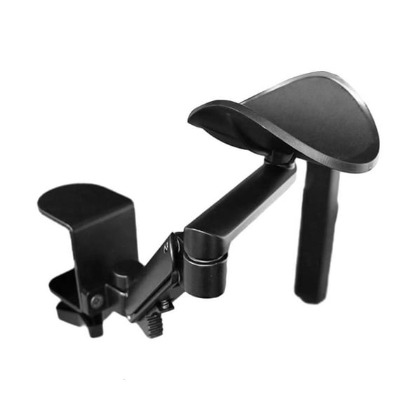 Metal Armrest for Computer Desk Minimize Discomfort,Full Motion Elbow Support