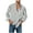 1 Gray, variant on Shirts for Men Adult Grandad Collar Cotton Shirts Long Sleeve Loose Fit Shirt Striped Shirt with Chest Pocket Button up Designer Beach Tops Smart Casual Lounge Wear Large