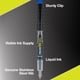 thumbnail image 3 of PILOT Pen 90029 Plumas estilográficas precargadas Precise Varsity Punta media Punta de acero inoxidable Negro/Azul/Rojo/Rosa/Verde/Púrpura/Turquesa Paquete de 7 bolsas, 3 of 6