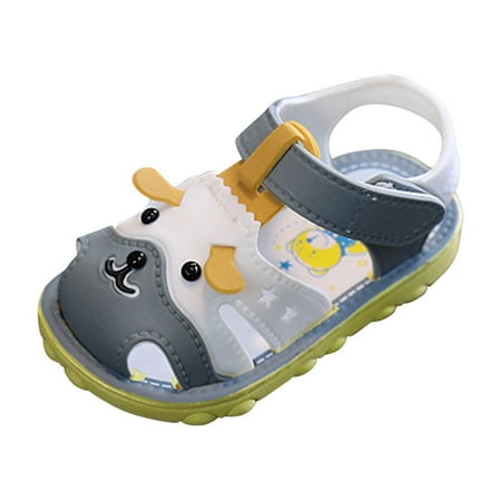 

Odeerbi Clearance Baby s Casual Shoes Toddler Shoes Baby Boys Girls Cute Fashion Cartoon Puppy Non-slip Soft Bottom Sandals