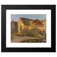 thumbnail image 2 of Henri Martin 24x20 Black Modern Framed Museum Art Print Titled - The Old House with the Last Rays, 2 of 5
