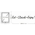 thumbnail image 2 of Eat Drink Enjoy Quotes Wall Stickers Vinyl Wall Decor Stickers DIY Saying Wallpaper Art Decal Sticker Home Decoration for Living Room Bedroom Black Kitchen Dining Room Decor 26.7x5in diy, 2 of 8