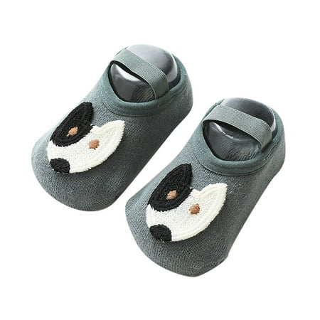 

EIALIVE First Walking Shoes Baby Boys Girls Animals Pattern Non Socks Shoes Toddler Shoes Floor Socks