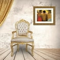 thumbnail image 3 of Gauguin, Paul 18x15 Gold Ornate Wood Framed with Double Matting Museum Art Print Titled - Three Tahitians, 3 of 4