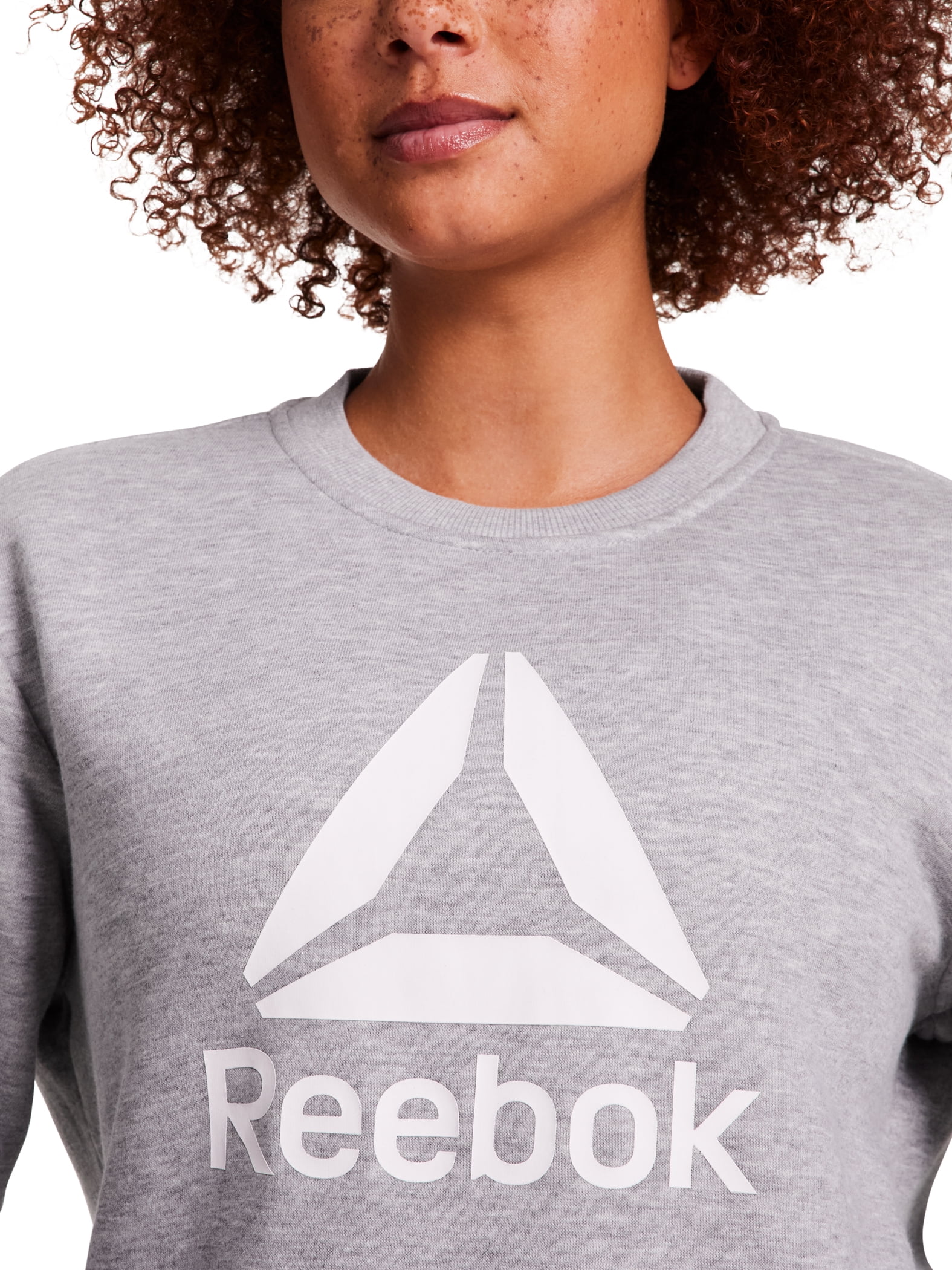 Reebok Women's and Women's Plus Sport Core Crewneck and Straight Leg Pant 2-Piece Set, Sizes XS-4X