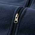 thumbnail image 6 of Herrnalise New Fashion Casual Men's Fleece Long Sleeve Hoodless Casual Outwear Dark Blue, 6 of 6