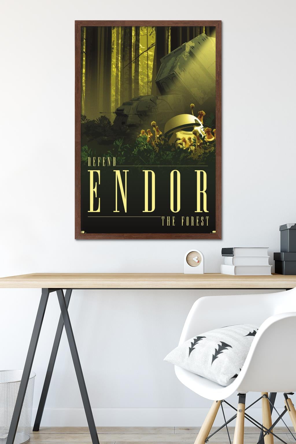 Star Wars: Endor - See the Forest by Russell Walks Wall Poster, 22.375" x 34" Framed