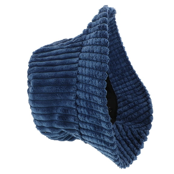 LOLIPPYY 1Pack Dark Blue Corduroy Fisherman Hat Warmth Women Hats for Fall Photography Activities
