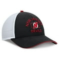 thumbnail image 3 of Men's Fanatics Black/White New Jersey Devils Authentic Pro Rink Trucker Hat, 3 of 4