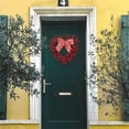 thumbnail image 3 of Artificial Berries Wreath Heart Wreath for Valentines Day Wedding Decoration, 3 of 9