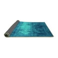thumbnail image 2 of Ahgly Company Indoor Rectangle Oriental Turquoise Blue Industrial Area Rugs, 3' x 5', 2 of 4