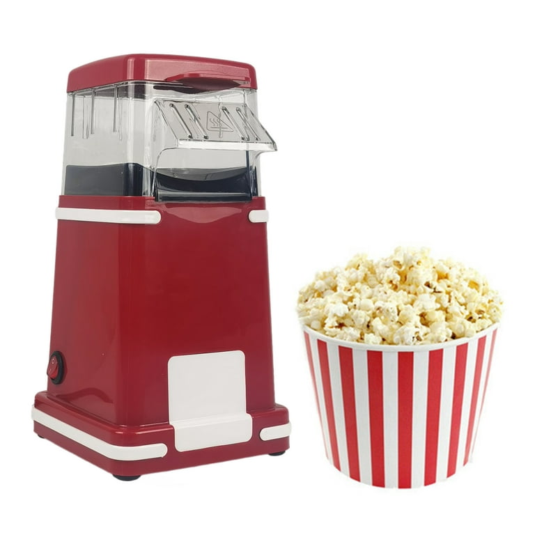 Popcorn Popper, 3.5 Quart Popcorn Machine, 450W Home Hot Oil Popcorn Maker  Machine with Stirring Rod