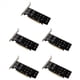 thumbnail image 1 of 5X Tarjeta de Expansión PCIE 4.0 Dual-Disk PCIeX16 una M.2 M-Key NVME SSD, Compatible con 4 NVMe M.2 M Key 2280 SSD, 1 of 9