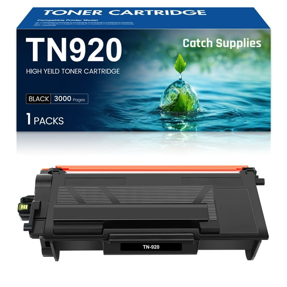Catch Supplies TN920 TN920XL Toner Cartridge Compatible for Brother TN-920 TN-920XL High Yield to Use with HL-L6210DW HL-L5210DW HL-L6210DWT HL-L5210DN HL-L5210DWT (1*Black, with Chip)