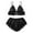 Black, variant on qILAKOG Womens Satin Silk Cami Pajama Sets 2 Piece Pjs Tank Top and Short Pants Sleepwear Pj Sets Black L