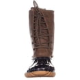 thumbnail image 3 of SPORTO Womens Brown Bootie Waterproof Ariel Round Toe Block Heel Lace-Up Leather Duck Boots 7 M, 3 of 5