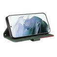 thumbnail image 2 of Compatible Samsung Galaxy S22 ULTRA Case, Leather Wallet Case Stand View Magnetic Clasp Book Flip Folio Phone Cover - Green, 2 of 5