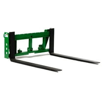 Titan Attachments Economy Series Global Euro Pallet Fork Attachment with 36" Fork Blades Fits John Deere Tractors, Rated 4,000 LB, Receiver Hitch for Lightweight Towing, Farming and Industrial Use