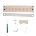 thumbnail image 3 of RYUJNDK Bookbinding Tool Scrapbooking Supplies with Hole Punching Tool Sewing Needle and Thread For Binding Notebook Journal, 3 of 9