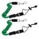thumbnail image 1 of Kenally 2 piezas Kayak Paddle Leash Lanyard Cuerda anticaída Deportes acuáticos Verde Type3 NO3, 1 of 6