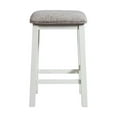 thumbnail image 3 of Picket House 3 Pcs Wooden Bar Set with 2 Stools and Table, White/Gray, 3 of 14