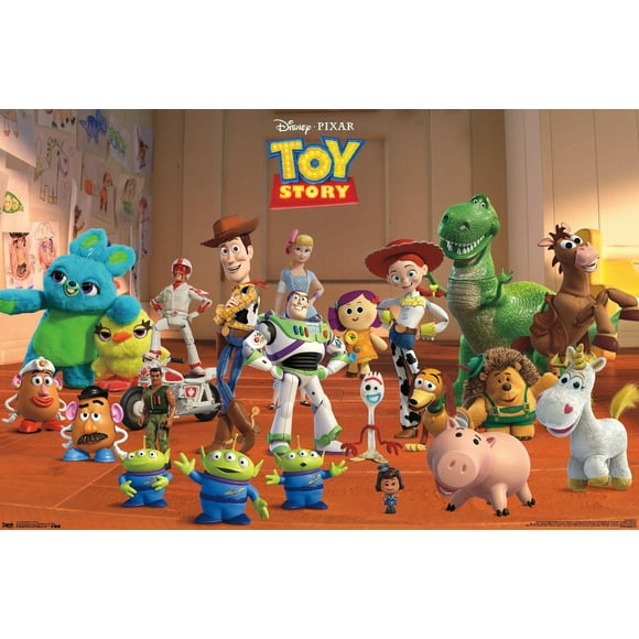 Disney Pixar Toy Story 4 - Collage Wall Poster, 22.375" x 34"