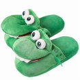 thumbnail image 1 of Children/adults Funny Crocodile Slippers Open Mouth To Walk Small Crocodile Toy Slippers Home Indoor Non-slip Cotton Slippers G, 1 of 5