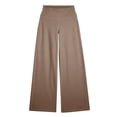 thumbnail image 3 of TRUBKH Wide Leg Pants for Women Stretch Fabric Flare Leggings for Women with Pockets Office Pants for Women Work Pants for Women Loose Legging Casual Sweatpants Athletic Yoga Leggings Brown L, 3 of 7