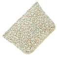 thumbnail image 5 of Unique Bargains 1 Pc Floral Quilted Clutch Makeup Bag for Travel Vacation Yellow Polyester, 5 of 5