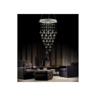 CWI Lighting Robin 3 Light Down Transitional Metal Chandelier in Chrome
