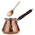 thumbnail image 1 of DEMMEX Copper Turkish Coffee Pot Cezve Ibrik Gree, 1 of 6