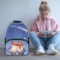 thumbnail image 2 of Aplkyhs Penguin School Backpack for Boys Girls Ages 6-18 Ergonomic Padded Adjustable Straps Large Capacity Multi Compartment Bookbag for Elementary Middle High School Daily Use, 2 of 7