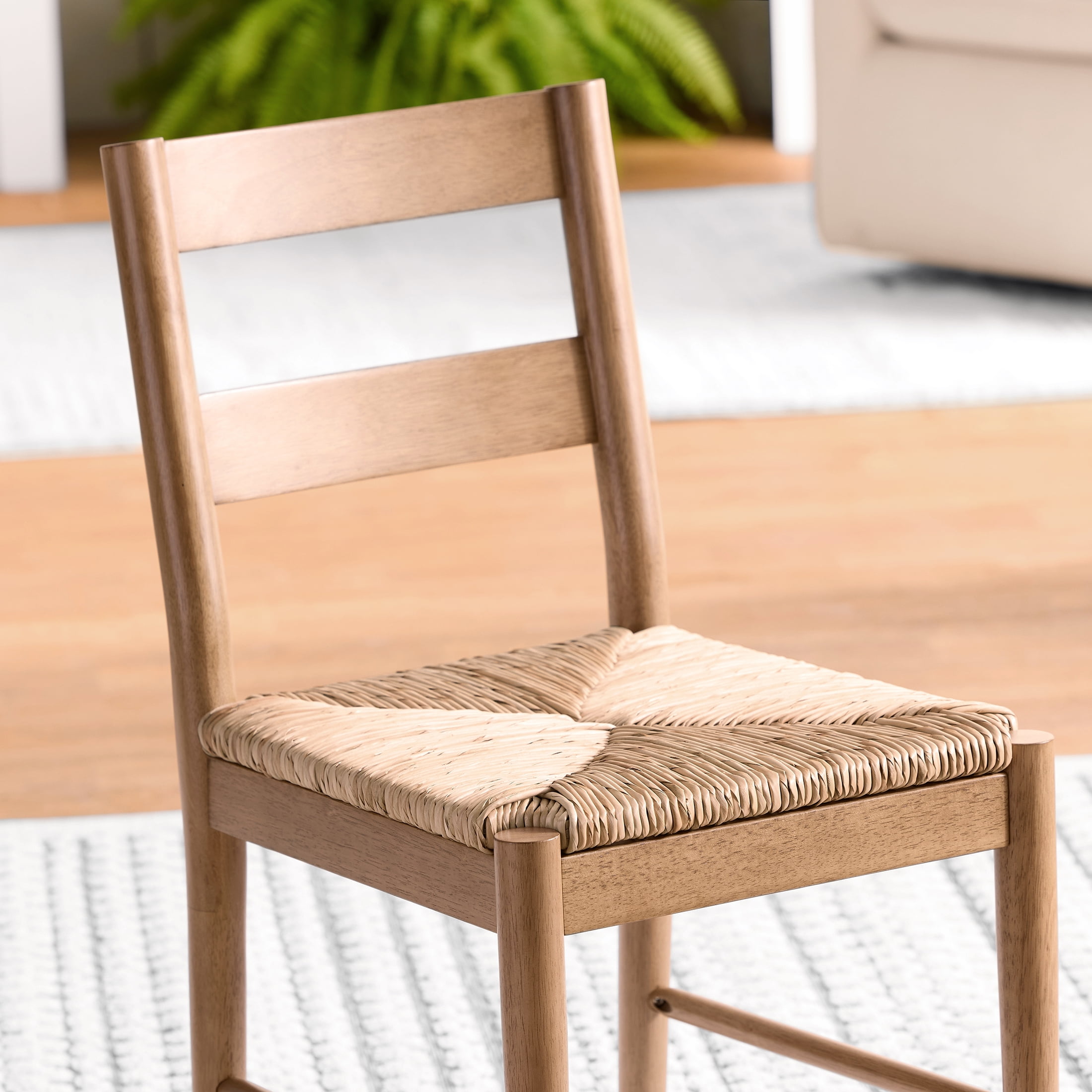 My Texas House Laurel Seagrass Dining Chairs, Set of 2