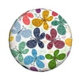 thumbnail image 2 of Gaeub Colorful Butterflies 14-17in Tire Cover, Spare Tire Cover, for Camper Caravan, Trailer, Car, Truck, SUV, Jeep - 16 inch, 2 of 9
