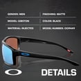 thumbnail image 2 of Oakley OO9449 Gibston Square Shaped Polarized Sunglasses for Men - Includes Official Eyewear Kit - Matte Black Frame with Prizm Deep Water Lens, 2 of 6
