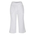 thumbnail image 5 of SIYUDAN Womens Pants Womens Casual Pants White Adult Work Pants For Women Lounge Pants Womens Wide Leg Pants Women'S Fall Pants, 5 of 6