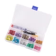 thumbnail image 1 of Fusible Micro tiny para Coche 3/4/5 / 7.5 / 10/15/20/25/30 / 35A Paquete de 100 + Bolígrafo de Prueba CUTICAT Micro Mini Perfil bajo la lámina fusible, 1 of 8