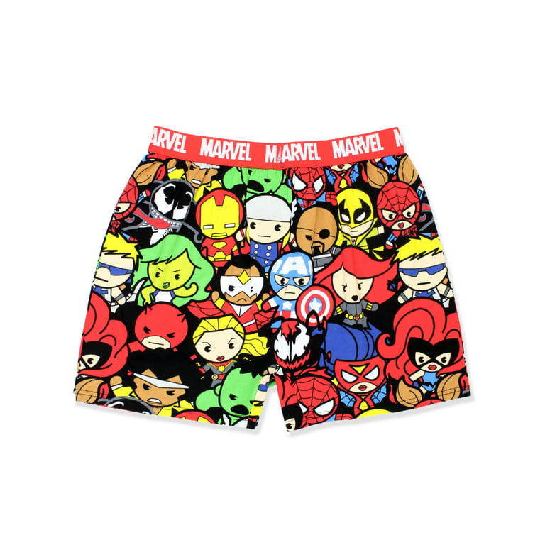 Marvel Kawaii Avengers Superheroes Men's Male Boxer Shorts 17KW001MBXYT
