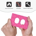 thumbnail image 4 of DouZhe 1-Gang Duplex Outlet Cover, Pink Doodle Background Decorative Wall Plates, 4 of 7