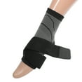 thumbnail image 4 of Unique Bargains Ankle Support Braces Unisex Adjustable Compression Ankle Brace for Sports One Size Fits Most Black, 4 of 7