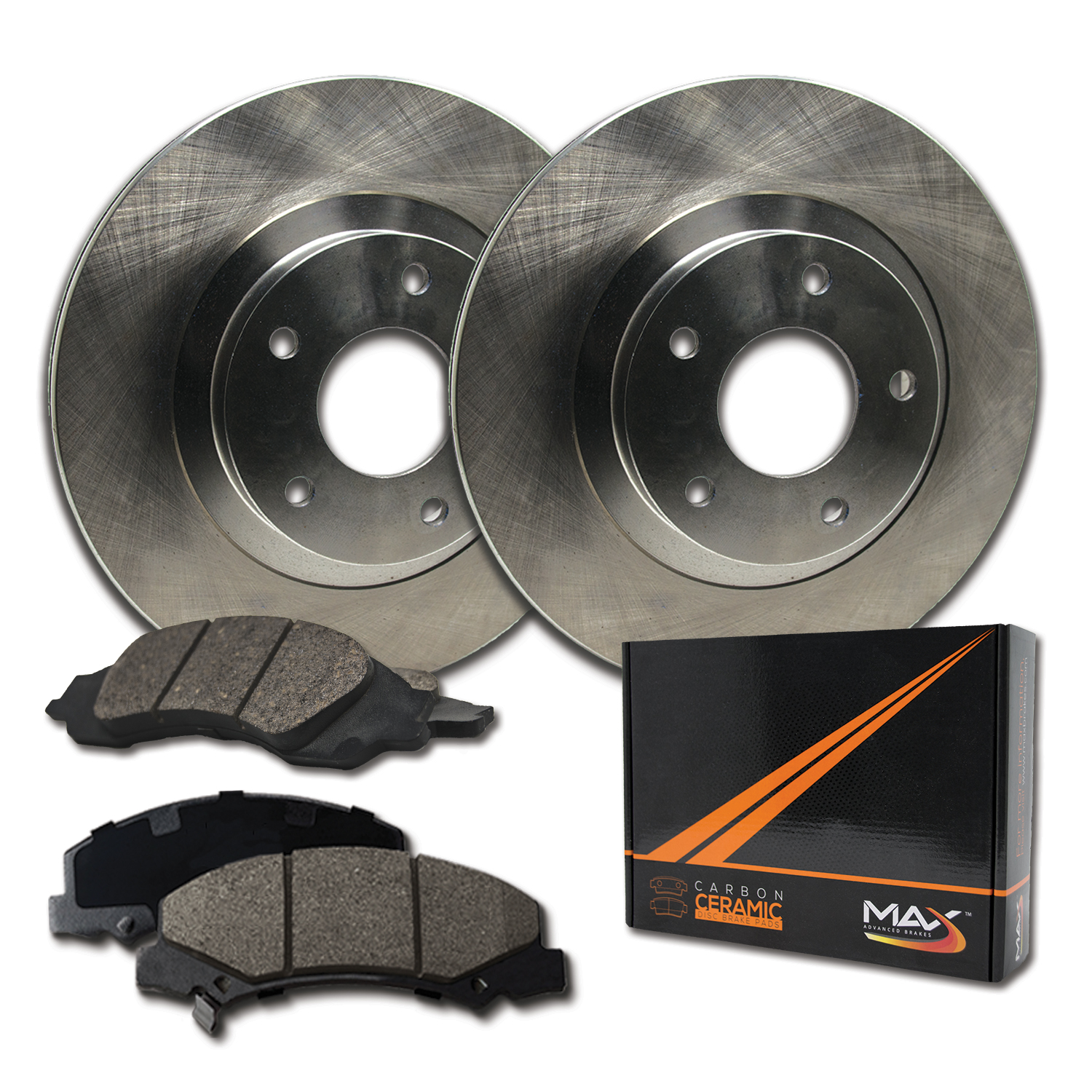 Front /& Rear Ceramic Brake Pads /& Rotors Kit for 2008-2013 Infiniti G37