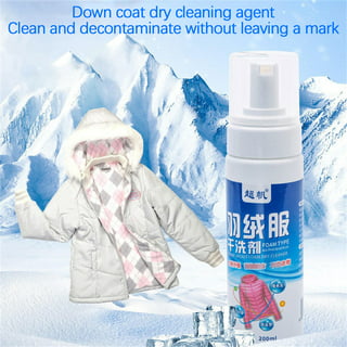 HGKJ Down Jacket Detergent Dry Cleaning Tool - Removes Grease Dirt Stains -  Winter Outerwear Care