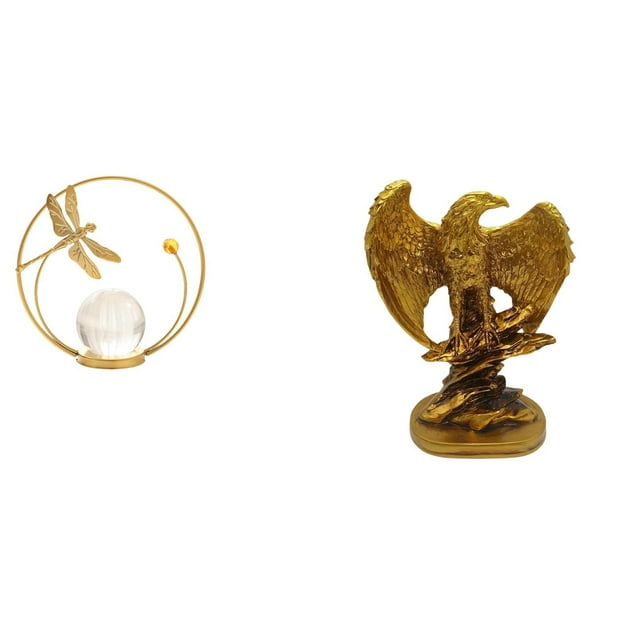 Estatua de bola de cristal,Estatuas de bolas de cristal para decoración del hogar,escritorio interior,Escultura,Estatua de resina,figura decorativa para el hogar.,Esculturas de animales