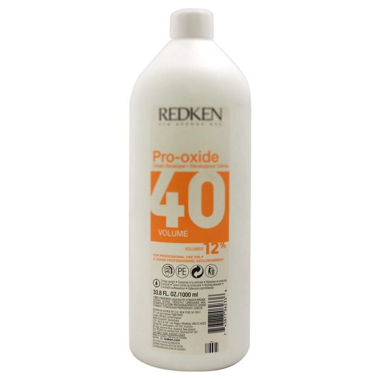 Redken Pro-Oxide Cream Developer, 40 Volume 12%, Hair Color