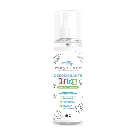 Antitranspirante Maytkare Atomizador 190ml Kids Pies Calzado