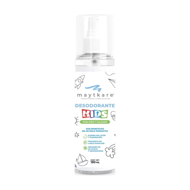 Antitranspirante Maytkare Atomizador 190ml Kids Pies Calzado