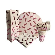 We Love Sundays Pink Confetti Treat Bags, 10 per pack